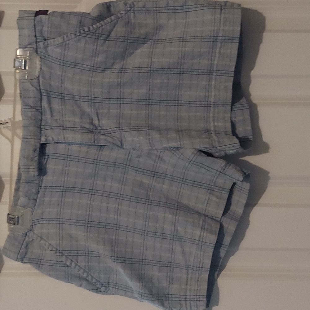 Roxy plaid low rise shorts